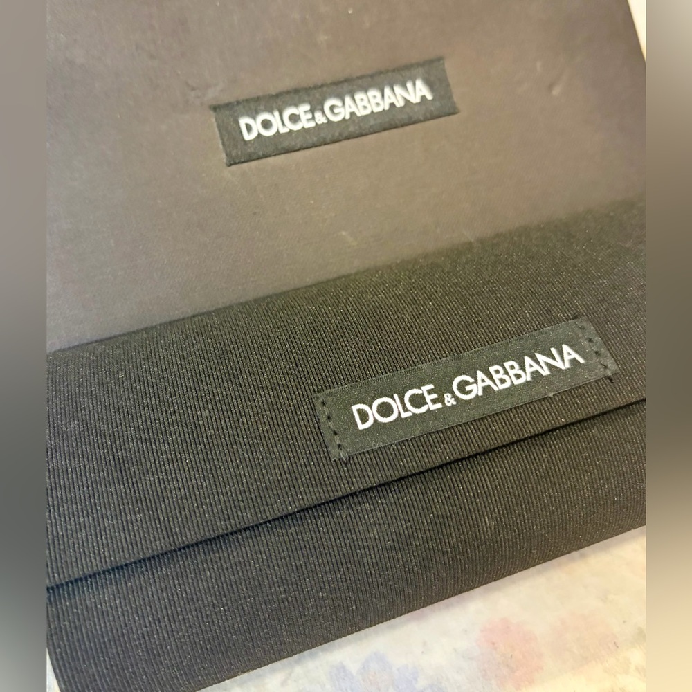 🩵DOLCE & GABBANA Chunky Light Blue Rectangular Sunglasses NWT FULL INCLUSION - Picture 11 of 12